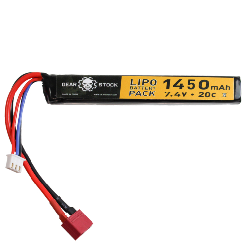 Stick LiPo Battery - 7.4V 1450mAh Deans Connector