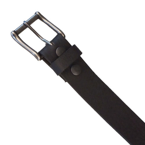 Keldon Pebbled Leather Belt w. Removable Buckle