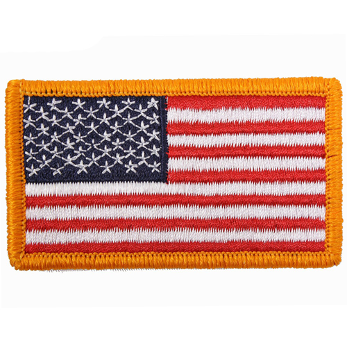 Iron On Sew On Embroidered US Normal Flag Patch