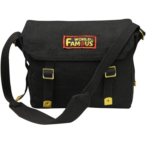 World Famous Canvas Messenger Bag