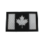 Reflective Canada Flag Embroidered Patch