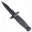 Gear Stock Boot Knive Stainless Steel With Rubber Grip Handle