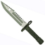 Gear Stock G.I. Type Stainless Steel M-9 Bayonet With Scabbard