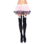 Stylish Kay Opaque Thigh Highs W-Bow
