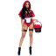 Attractive Naughty Miss Red Riding Hood Costume