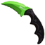 MTech USA Hawkbill Serrated Blade Fixed Knife w/ Sheath