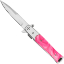Stiletto 9'' Steel Pouch Knife with Pakkawood Handle