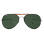 Aviator Air Force Style Sunglasses W Printed Case & Box