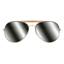 Aviator Air Force Style Sunglasses W Printed Case & Box