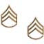 Staff Sergeant Polished Insignia