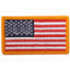 Iron On  Sew On Embroidered US Normal Flag Patch