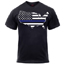 Thin Blue Line America Map T-Shirt