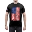 Distressed US Flag Athletic Fit T-Shirt