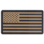 PVC US Flag Patch With Hook Back