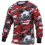 Ultra Force Mens Long Sleeve Camo T-Shirt