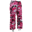 Ultra Force Womens Paratrooper Colored Camo Fatigues Pant