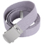 54 Inch Military Chrome Buckle Web Belts