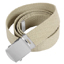 54 Inch Military Chrome Buckle Web Belts