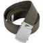 54 Inch Military Chrome Buckle Web Belts