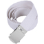 54 Inch Military Chrome Buckle Web Belts