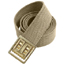 Military Web Belts W Open Face 54 Inch Gold Buckle