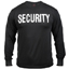 Ultra Force Mens 2-Sided Security Long Sleeve T-Shirt