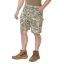 Mens Camo Poly/Cotton BDU Cargo Shorts