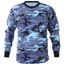 Ultra Force Mens Long Sleeve Camo T-Shirt
