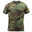 Childrens Woodland Camo Heavyweight T-Shirt