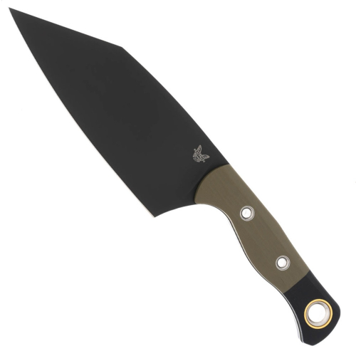 Benchmade Station Fixed Knife G10 DLC Coated Olive Green