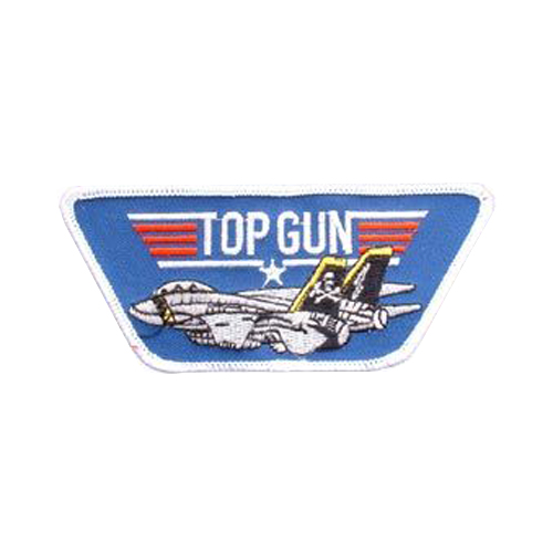 Top Gun With Jet USN Patch