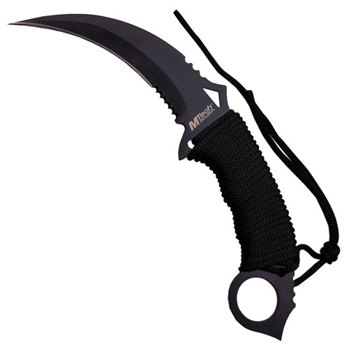 Master Cutlery MTech USA Nylon Wrap Handle Fixed Blade Knife