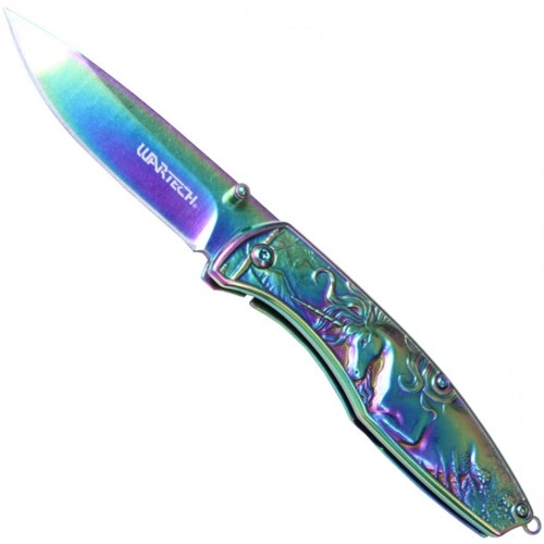 Neptune Spring Assisted Unicorn Pocket Knife 