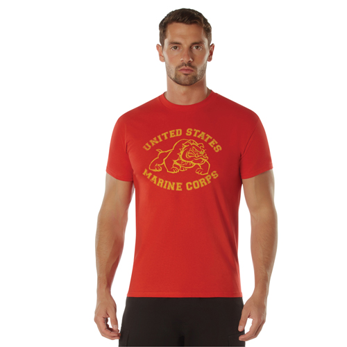 Mens Vintage U.S. Marine Bulldog T-Shirt
